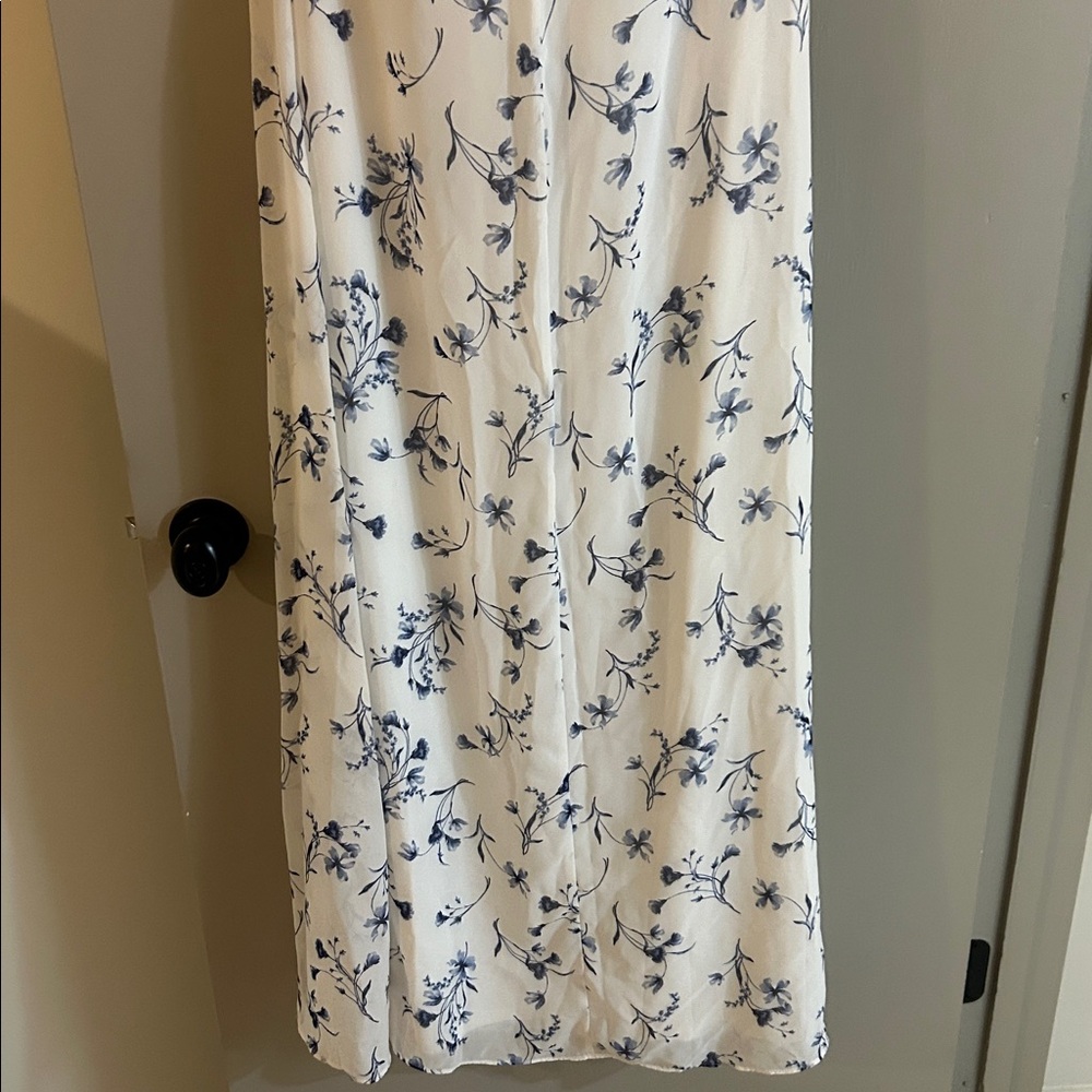 NWT Birdy Grey Kira Dress Chiffon Blue Le Fleur Bridesmaid Wedding Dress XL - Picture 8 of 15